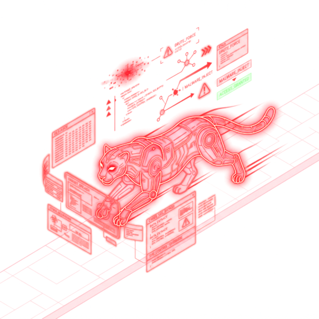 Cyber Red Team Jaguar Hacker